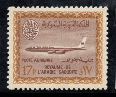 Arabie Saoudite 1965-72 Mi. 257 Neuf ** 100% Poste Aérienne 17 Pia, Boeing 720 B - Arabie Saoudite