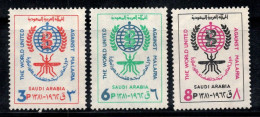Arabie Saoudite 1962 Mi. 127-29 A Neuf ** 100% Le Paludisme, Emblème De L'OMS - Arabia Saudita