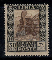 Libye Italienne 1921 Sass. 27 Neuf ** 100% 30 Cents, Série Picturale, Cuisine Romaine - Libia