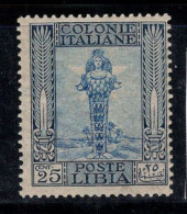 Libye Italienne 1921 Sass. 26 Neuf ** 100% 25 Cents, Série Picturale, Diane Éphésine - Libyen