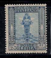 Libye Italienne 1921 Sass. 26 Neuf ** 100% 25 Cents, Série Picturale, Diane Éphésine - Libye