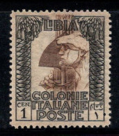 Libye Italienne 1921 Sass. 21 Neuf ** 60% 1 Cent, Série Picturale, Légionnaire - Libië