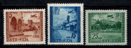 Trieste B 1952 Sass. 17-19 Neuf ** 100% Poste Aérienne Anniversaire De L'UPU - Ongebruikt