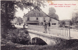 88 - Vosges -  CORCIEUX - Pont Sur Le Neuné Dans L Avenue De La Gare - Corcieux