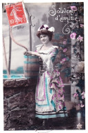 Carte Fantaisie - Souvenir D Amitié  - Femme - Lady - Frau - Vrouwen