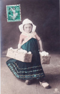 Carte Fantaisie - Paques -  - Enfant Aux Paniers D Oeufs - Little Girl - Maedchen - Easter