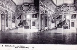 78 - VERSAILLES - Le Chateau -  Salle De L Oeil De Boeuf  - Carte Stereoscopique - Versailles (Schloß)