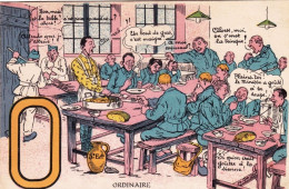 Militaria - Humour Militaite -  0 - ORDINAIRE A La Cantine - Humour