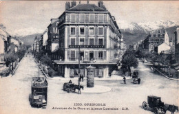 38 -  GRENOBLE - Avenues De La Gare Et Alsace Lorraine - Hotel De Savoie - Grenoble