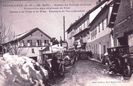 06 -  Alpes Maritimes -  PEIRA CAVA - Entrée Du Village En Hiver - Excursion Aux Environs De Nice - Sonstige & Ohne Zuordnung