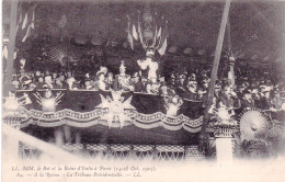75 - Le Roi Et La Reine D Italie A PARIS ( 14-18 Octobre 1903 ) A La Revue - La Tribune Presidentielle - Sonstige & Ohne Zuordnung