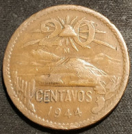 MEXIQUE - MEXICO - 20 CENTAVOS 1944 - Aigle Petit - KM 439 - Mexique