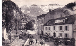 65 - Hautes Pyrenees-  GAVARNIE - Terrasse De L Hotel Des Voyageurs Et Le Cirque - Gavarnie