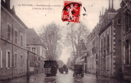 18 - Cher -  BOURGES - Inondations Du 22 Janvier 1910  - Avenue De La Gare - Bourges