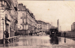 44 - NANTES - Inondations De Fevrier 1904 - Tramway Quai Brancas - Nantes