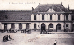 42 - Loire -  ROANNE - La Gare P L M - Roanne