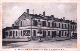 33 - Gironde -  REIGNAC De BLAYE - La Mairie Et Le Monument Aux Morts - Autres & Non Classés