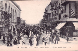 14 - Calvados -  DEAUVILLE  - La Rue Gontaut Biron - Deauville