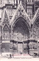 51 - Marne - REIMS - La Cathedrale - Portail De Gauche - Reims