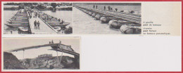 Pont Militaire. Pont De Bateaux, Pont Flottant Sur Bateaux Pneumatiques, Pont D'assaut Gillois. Larousse 1960. - Documentos Históricos