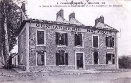 77 - Seine Et Marne -  COURTACON - La Caserne De La Gendarmerie Incendiée Par Les Allemands - Guerre 1914 - Other & Unclassified