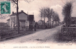 89 - Yonne - LIGNY Le CHATEL - La Gare Et La Route De Maligny - Ligny Le Chatel
