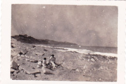 Photo 4.5 X 6.5 -  BIDART -  La Plage  - Aout 1934 - Places