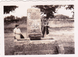 Photo 4.5 X 6.5 -  LESCAR - Fontaine Bearnaise - Aout 1934 - Luoghi