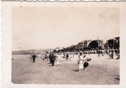 Photo 4.5 X 6.5 - HENDAYE -  Sur La Plage - Aout 1934 - Lieux