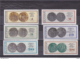 BULGARIE 1970 Monnaies Anciennes Yvert  1814-1819, Michel 2043-2048 NEUF** MNH Cote 4,50 Euros - Neufs