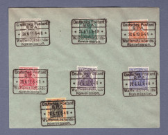 Weimar Brief - Deutsches Postamt SPA - Waffenstillstands Kommission 28.9.19 (CG13110-267) - Cartas & Documentos