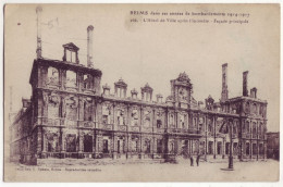 France - 51 - Reims - L'Hôtel De Ville Après L'incendie - 7010 - Reims