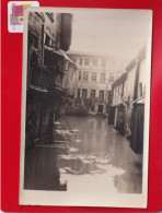CPA CARTE PHOTO CANAL DES USINES BAR LE DUC Circa 1915 - Bar Le Duc