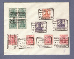 Weimar Brief - Deutsches Postamt SPA - Waffenstillstands Kommission 28.9.19 (CG13110-268) - Covers & Documents