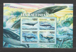 Burundi 2011 Whales S/S Imperforate/ND MNH/ ** - Neufs