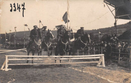 Château D'EU (Seine-Maritime) - Fête Hippique Au Profit Des Hôpitaux Franco-Belge, 21-23/7/1916 - Carte-Photo (2 Scans) - Eu