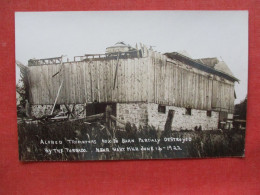 RPPC. Alfred Trometers Barn Destroyed ByTornado June 16 1922   Near Hart Michigan >   Ref 6409 - Other & Unclassified