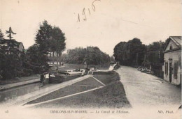 . 51 . CHALONS-SUR-MARNE . Le Canal Et L'Écluse . - Châlons-sur-Marne