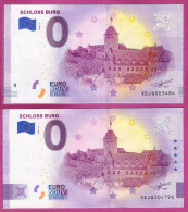 0-Euro XEJG 2020-11 SCHLOSS BURG Set NORMAL+ANNIVERSARY - Essais Privés / Non-officiels