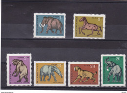 BULGARIE 1971 ANIMAUX PREHISTORIQUES Yvert 1860-1865, Michel 2088-2093  NEUF** MNH Cote 10 Euros - Unused Stamps