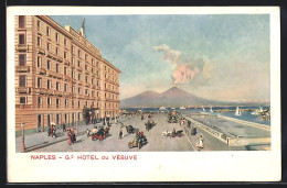 Cartolina Naples, Grand Hotel Du Vésuve  - Altri & Non Classificati