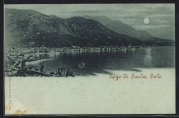 Lume Di Luna-Cartolina Salò, Lago Di Garda, Blick über Das Wasser  - Altri & Non Classificati