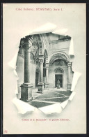 Cartolina Bergamo, Chiesa Di S. Benedetto, Il Piccolo Chiostro  - Bergamo