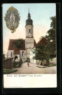 AK Kirchdorf Am Inn, Blick Zur Kirche Mit Marienbildnis  - Other & Unclassified