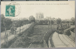 10. Herbignac (L.-I.) - Vue Générale, Prise De La Gare - Arrivée Du Train De La Roche-Bernard (rare) - Herbignac