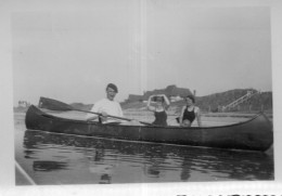 Photo Vintage Paris Snap Shop-femme Women Homme Men Canoë - Boats