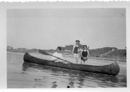 Photo Vintage Paris Snap Shop-femme Women Homme Men Canoë - Bateaux