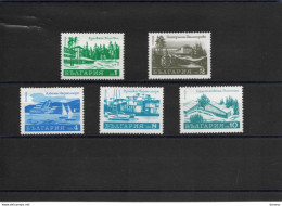 BULGARIE 1971 Tourisme, Stations Balnéaires Et Hivernales Yvert 1872-1876, Michel 2066-2070  NEUF** MNH - Unused Stamps