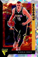 43 Nikola Jokic - Denver Nuggets - Carte Panini 2020-21 NBA Flux Base Cards - Andere & Zonder Classificatie
