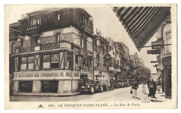 62   Le Touquet  Paris Plage -  La Rue De Paris - Le Touquet